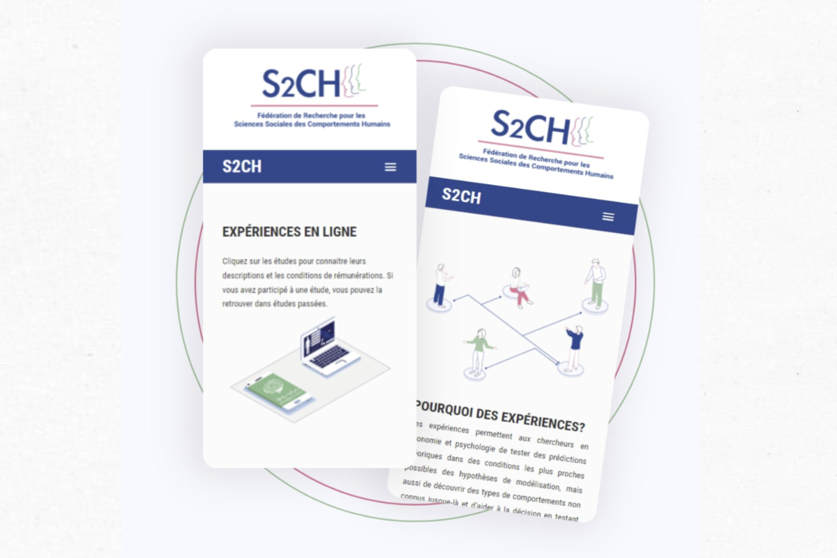 S2CH – CNRS – Webdesign