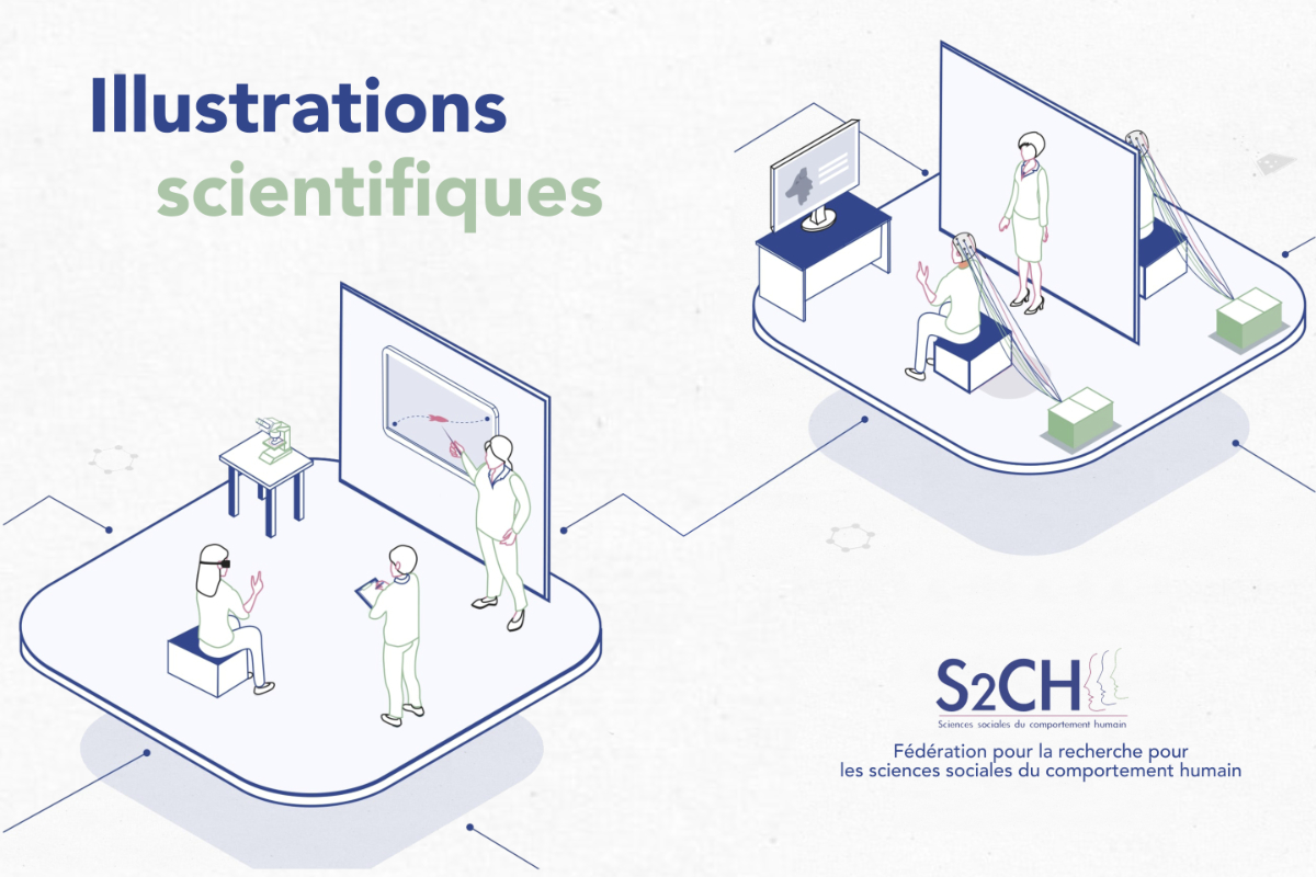 Création d'illustrations scientifiques pour S2CH - CNRS