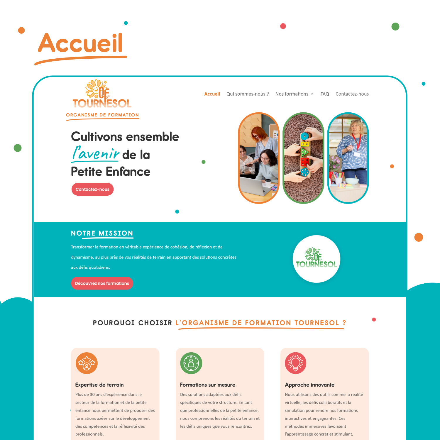 OF Tournesol – Webdesign