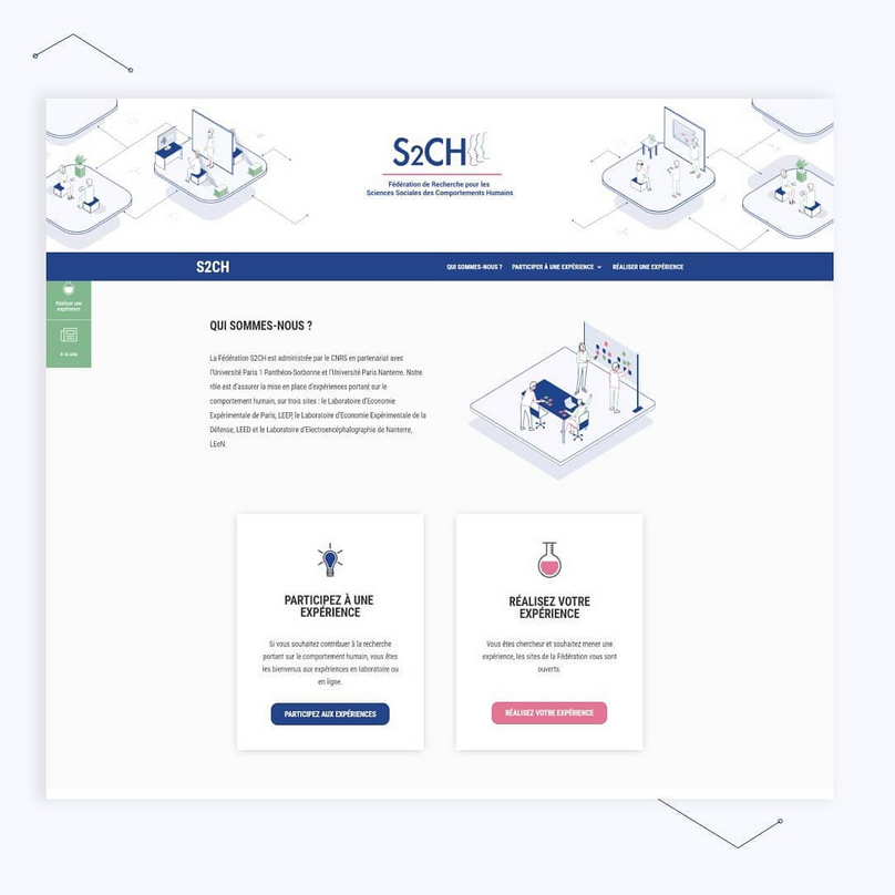 S2CH – CNRS – Webdesign