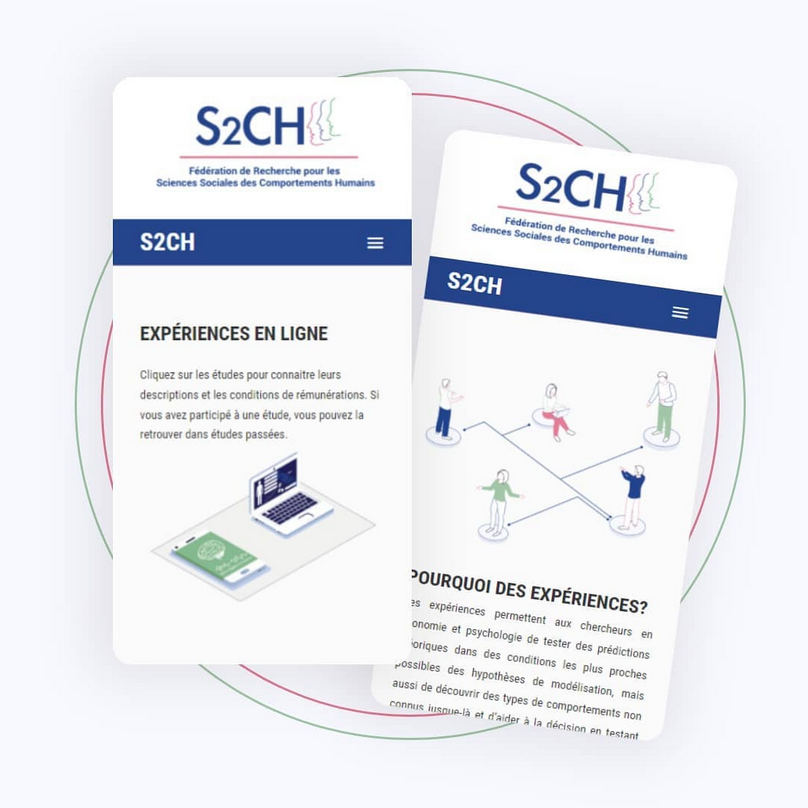S2CH – CNRS – Webdesign