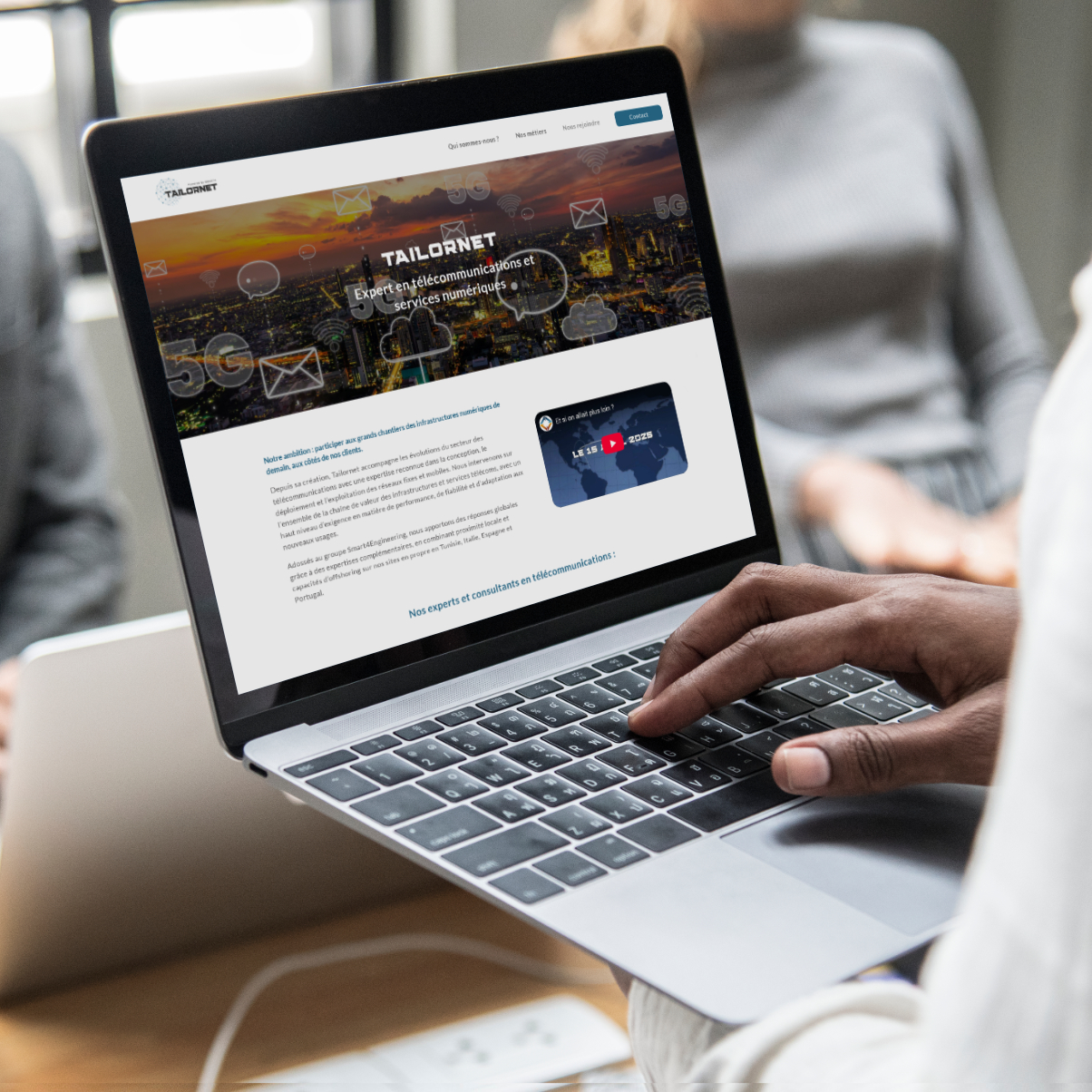 Tailornet - Webdesign