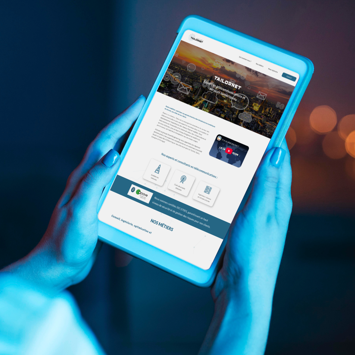Tailornet – Webdesign