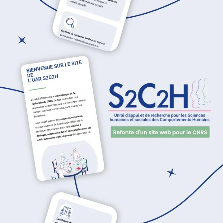 S2C2H – CNRS – Webdesign