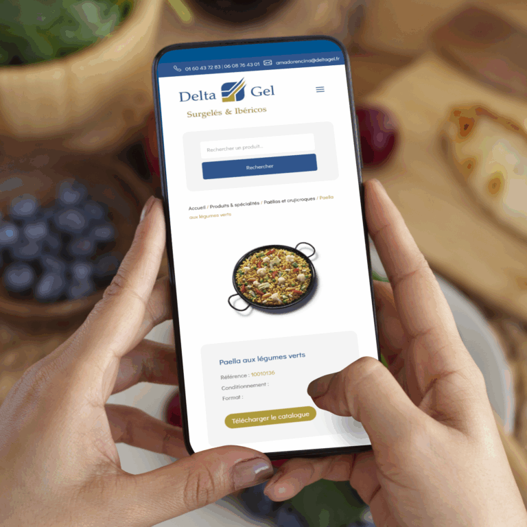 Création site web pour professionnels de la restauration