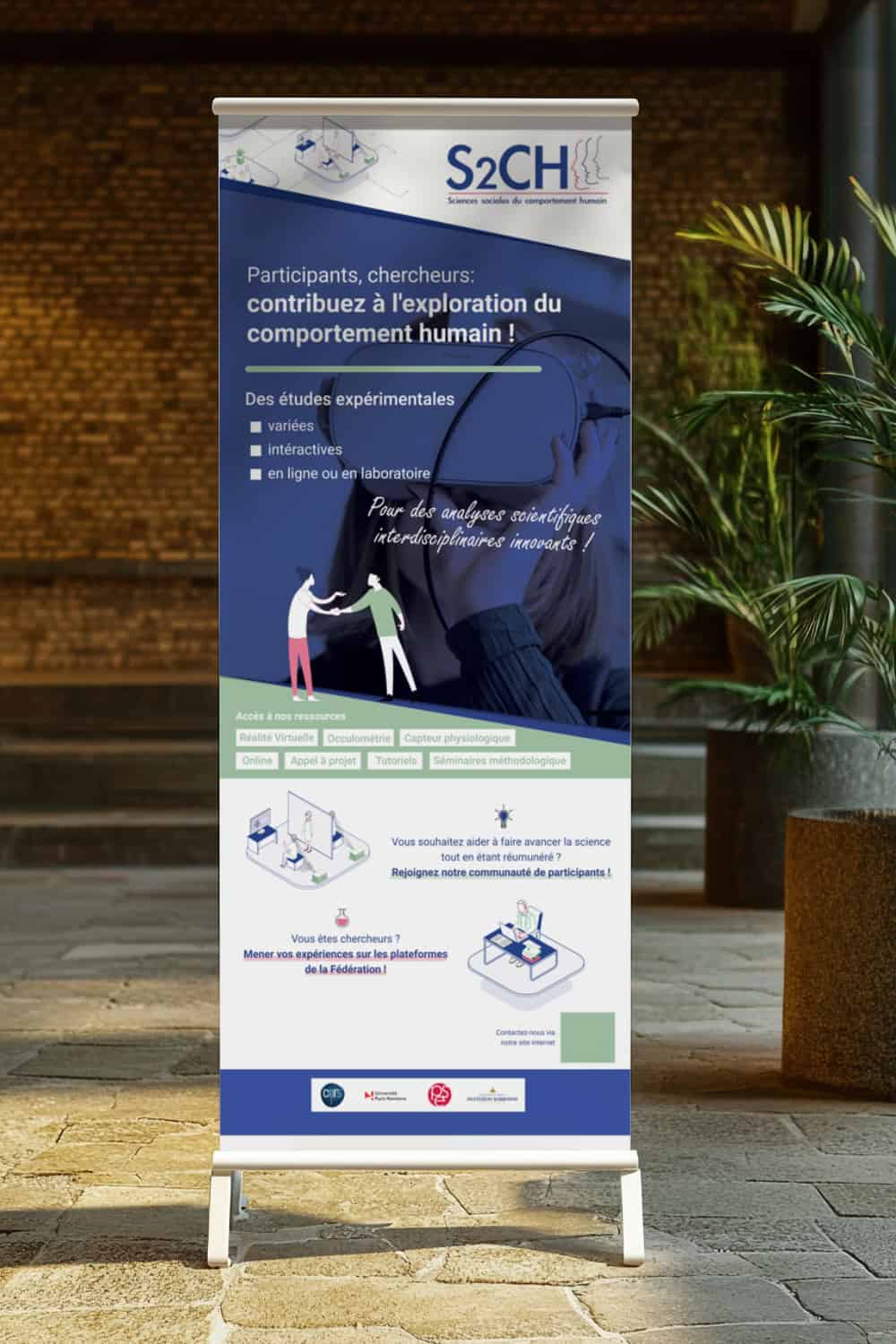 S2CH – CNRS – Supports de comm' et Webdesign