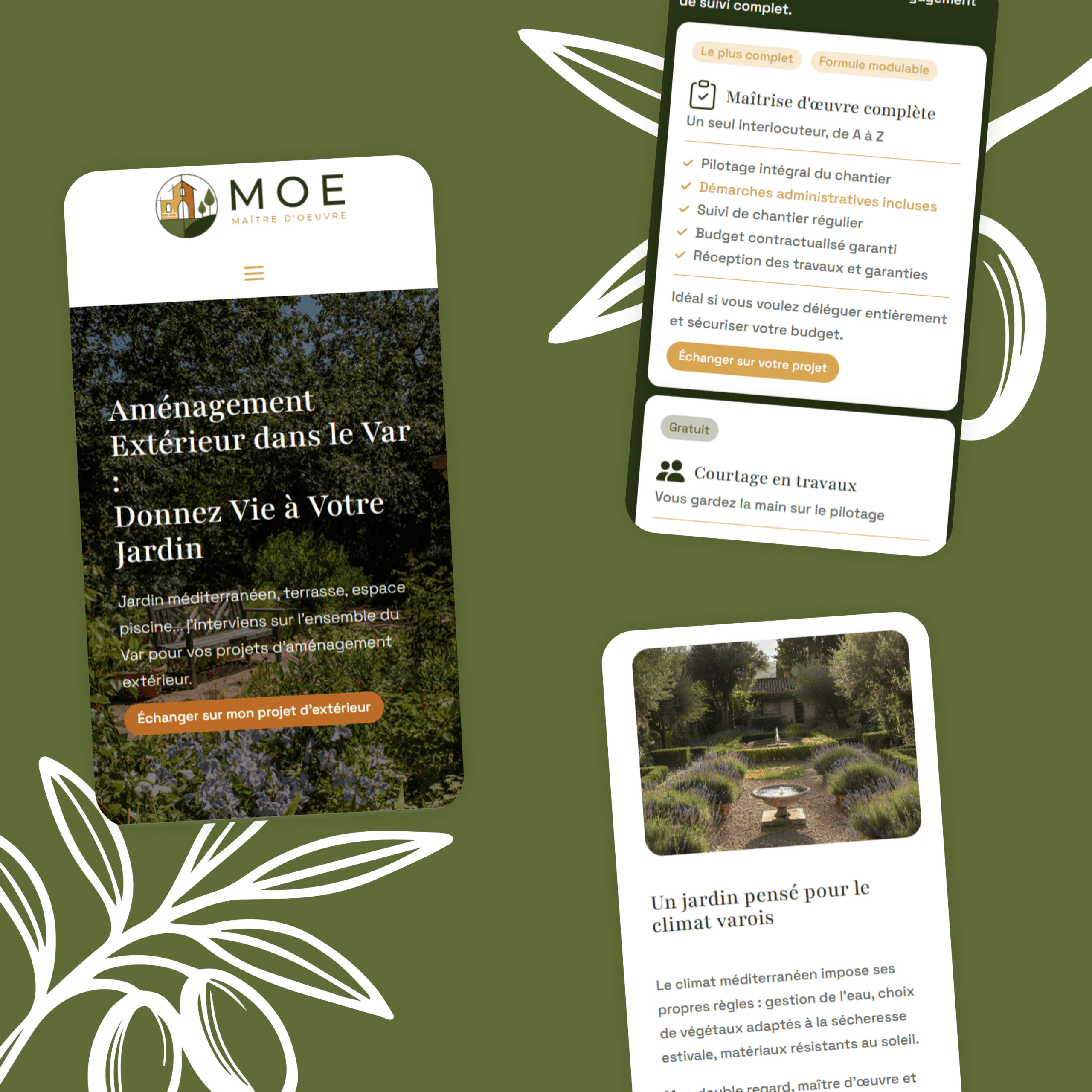 Version Mobile du site MOE SV